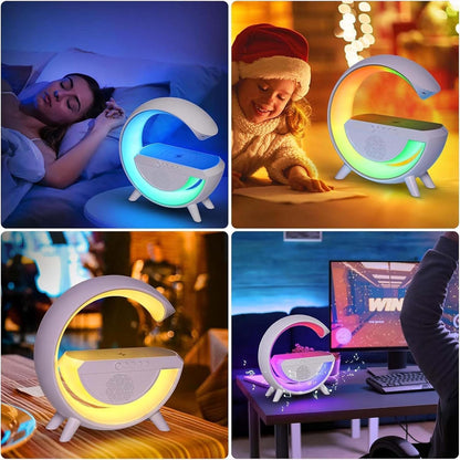 3 in 1 Bluetooth Speaker, Wireless Charger & RGB Light