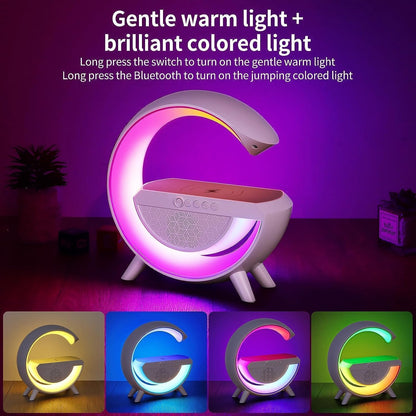 3 in 1 Bluetooth Speaker, Wireless Charger & RGB Light