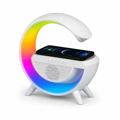 3 in 1 Bluetooth Speaker, Wireless Charger & RGB Light