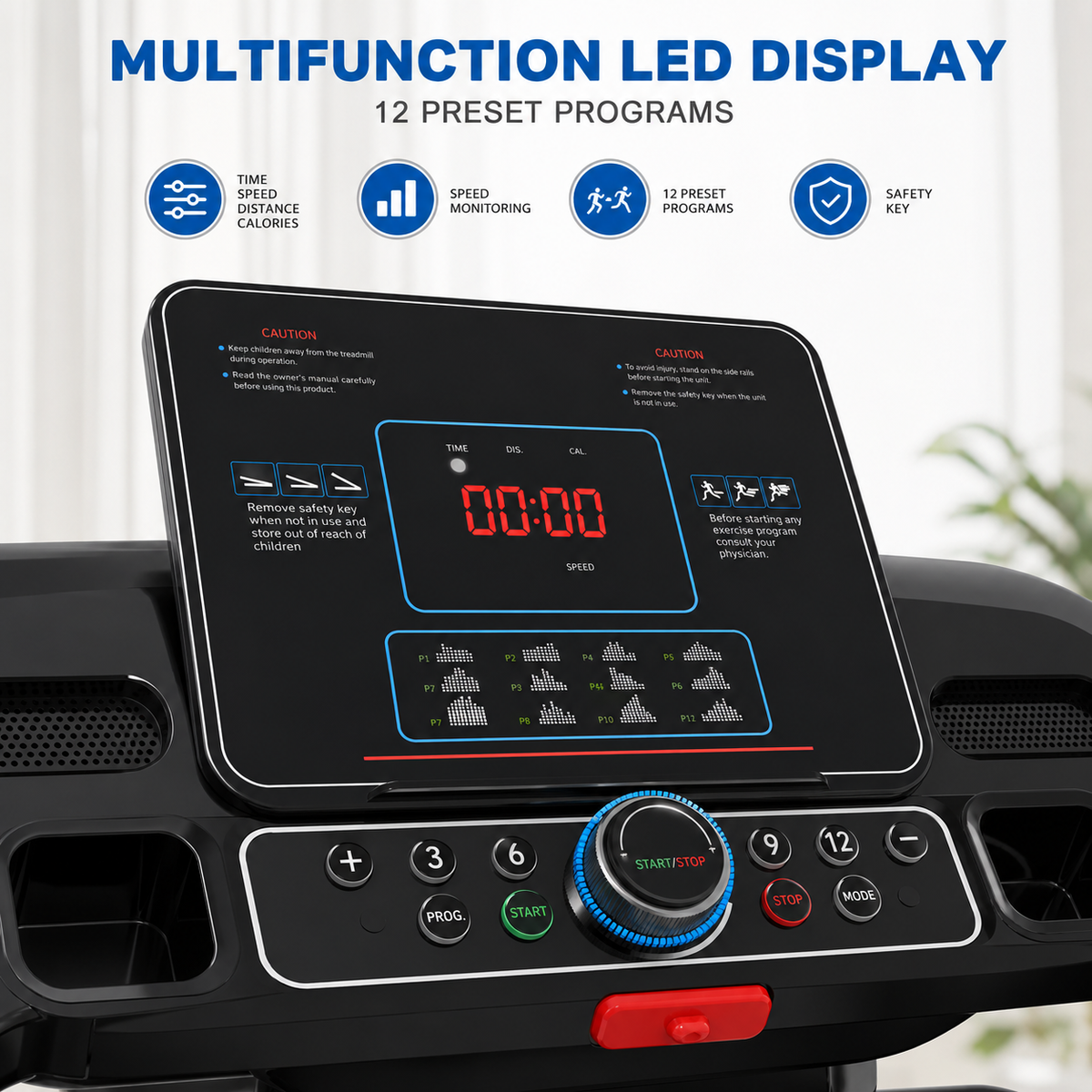 KEMILNG M7 Pro Foldable Multi-functional Treadmill