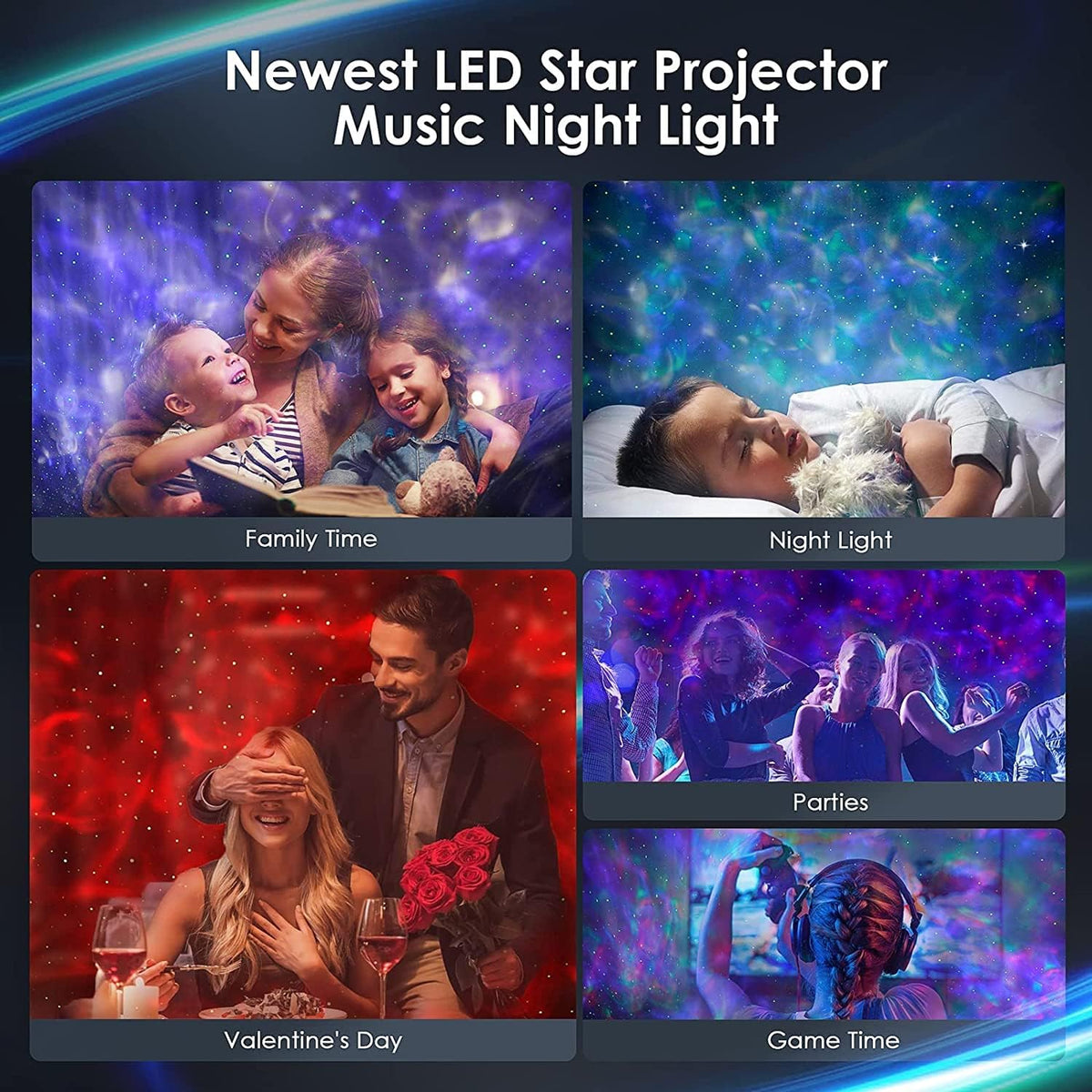 Star Light Galaxy Projector